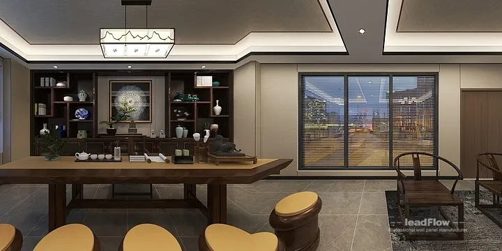 Warm Commercial Space in Hangzhou Featuring WPC Wall Panel in Hangzhou, China - photo 3