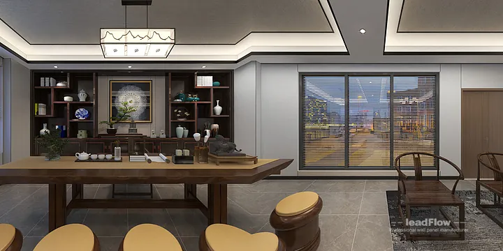 Warm Commercial Space in Hangzhou Featuring WPC Wall Panel in Hangzhou, China - photo 4