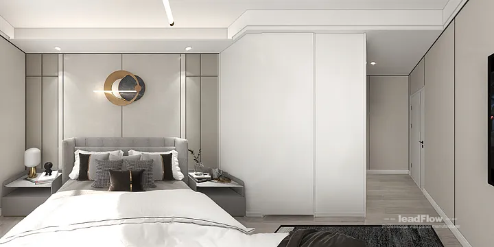 WPC Wall Cladding Design for Nanchang Apartment &mdash; Living-Dining Room Focus in Donghu District, Nanchang, China - photo 2