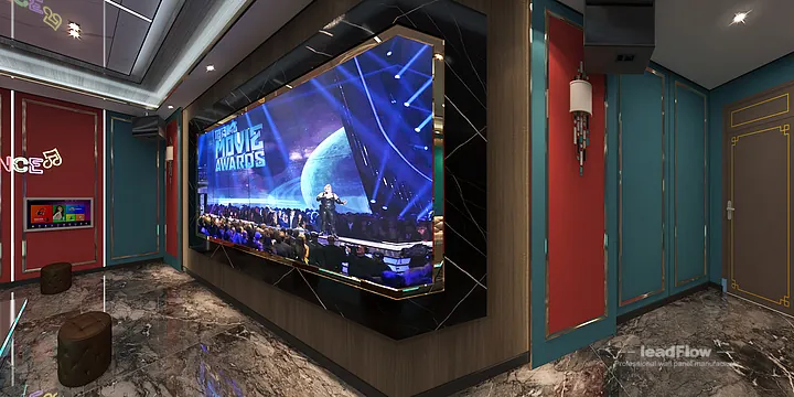 Nanchang Clubhouse Wall Panel Design | WPC Wall Cladding Elegant Interior in Donghu District, Nanchang, China - photo 2