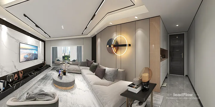 Contemporary Apartment in Hangzhou Featuring WPC Wall Panel in Hangzhou, China - photo 4