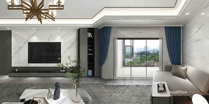 Hangzhou Apartment Renovation with WPC Wall Panel | Secondary Bedroom Idea in Hangzhou, China