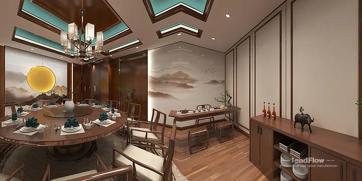 WPC Wall Panel Hotel Inspiration in Nanchang &mdash; Modern Design in Nanchang, China - photo 3