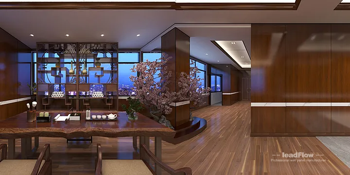 WPC Wall Panel Hotel Inspiration in Nanchang &mdash; Modern Design in Nanchang, China - photo 7
