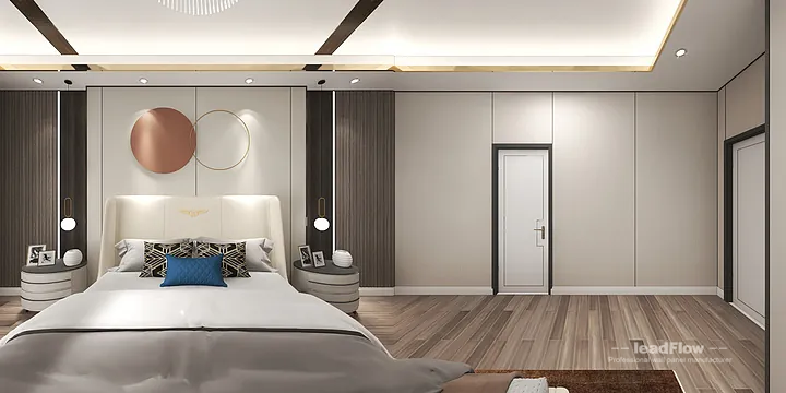 WPC Interior Panel Design for Hangzhou Apartment &mdash; Secondary Bedroom Focus in Hangzhou, China - photo 5