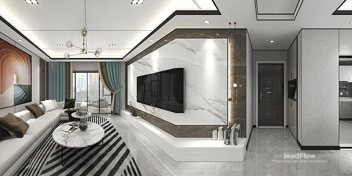 Hangzhou Apartment Renovation with WPC Interior Panel | guest bedroom Idea in Hangzhou, China - photo 4