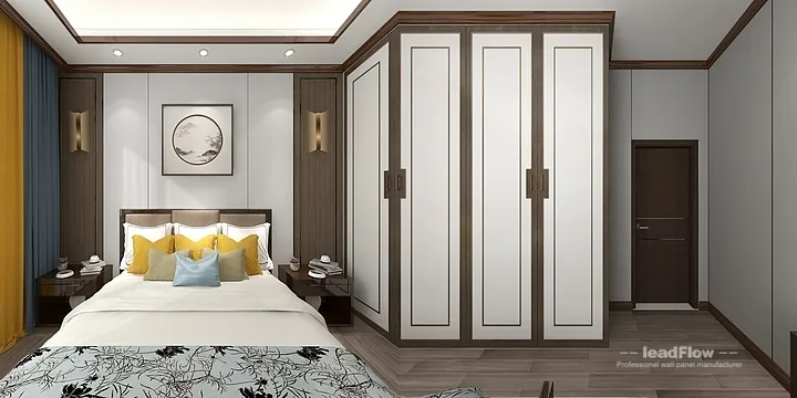 Hangzhou Apartment with WPC Cladding &mdash; Living Room Feature in Hangzhou, China - photo 1