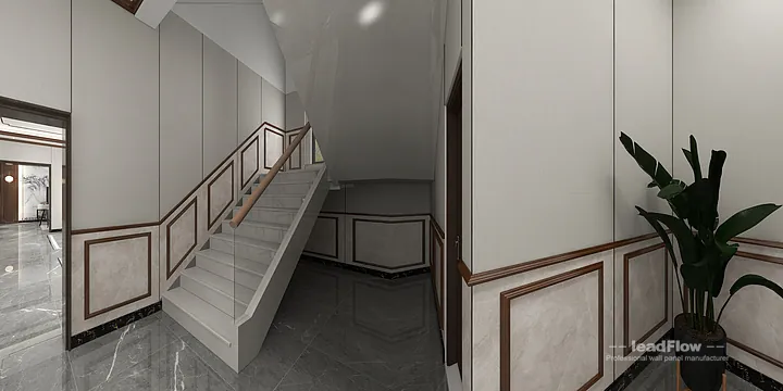 Hangzhou Apartment with WPC Cladding &mdash; Living Room Feature in Hangzhou, China - photo 7