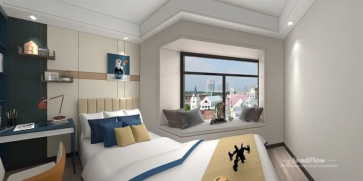 Elegant Apartment Interior in Hangzhou using WPC Wall Cladding in Hangzhou, China - photo 4
