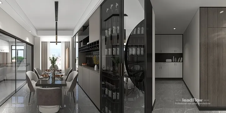 Elegant Apartment Interior in Hangzhou using WPC Wall Cladding in Hangzhou, China - photo 5