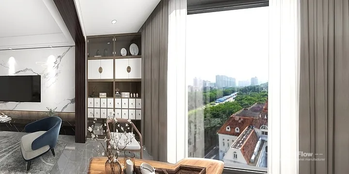 Elegant Apartment Interior in Hangzhou using WPC Wall Cladding in Hangzhou, China - photo 8