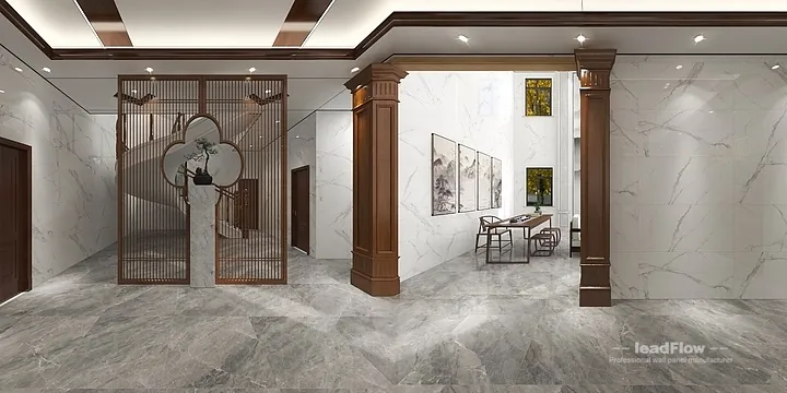 Stylish WPC Interior Panel Project: Hangzhou Apartment Interior in Hangzhou, China - photo 10