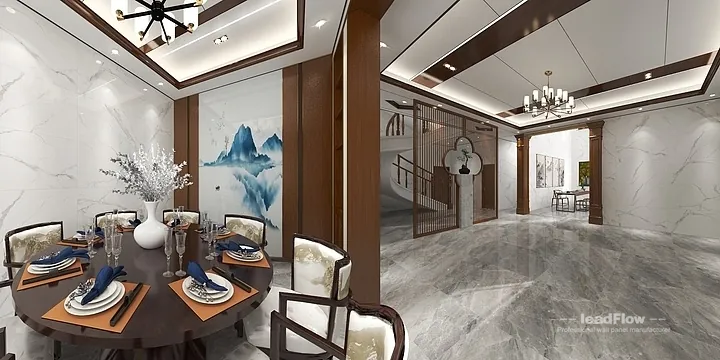 Stylish WPC Interior Panel Project: Hangzhou Apartment Interior in Hangzhou, China - photo 12