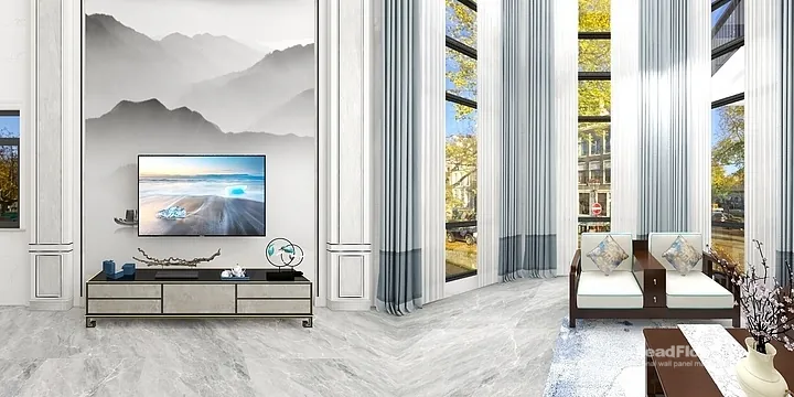Stylish WPC Interior Panel Project: Hangzhou Apartment Interior in Hangzhou, China - photo 4