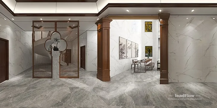 Stylish WPC Interior Panel Project: Hangzhou Apartment Interior in Hangzhou, China - photo 6