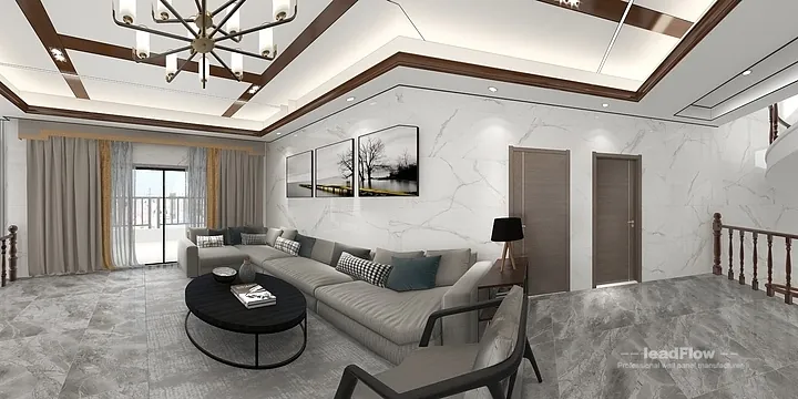 Stylish WPC Interior Panel Project: Hangzhou Apartment Interior in Hangzhou, China - photo 9