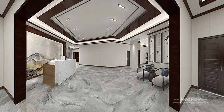 Hangzhou Office Makeover with WPC Wall Cladding | Stylish Wood Grain in Hangzhou, China
