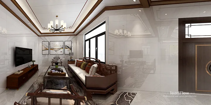 WPC Wall Cladding Interior Project Design in Hangzhou | Premium Interior in Hangzhou, China