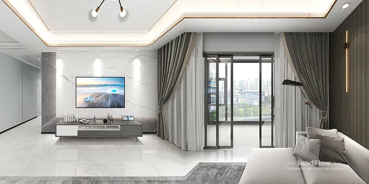 Hangzhou Apartment Featuring WPC Wall Cladding | Living-Dining Room Walls in Hangzhou, China - photo 12