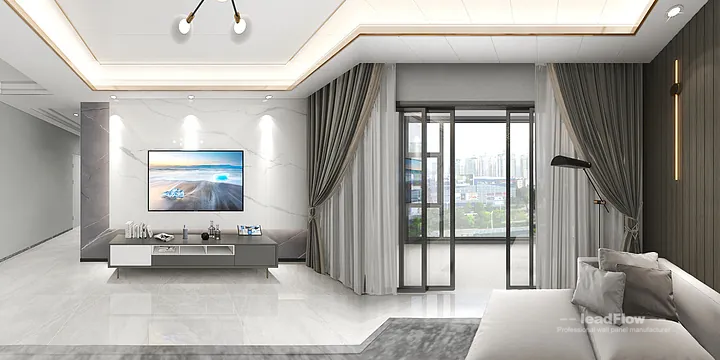 Hangzhou Apartment Featuring WPC Wall Cladding | Living-Dining Room Walls in Hangzhou, China - photo 17