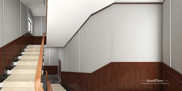 WPC Wall Cladding Interior Project Case Study in Hangzhou | Stylish Design in Hangzhou, China