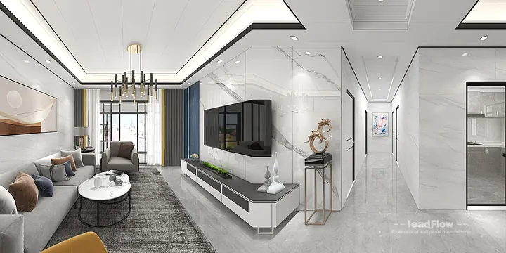 WPC Wall Panel Apartment Case Study in Hangzhou | Elegant Bedroom 2 in Hangzhou, China - photo 2
