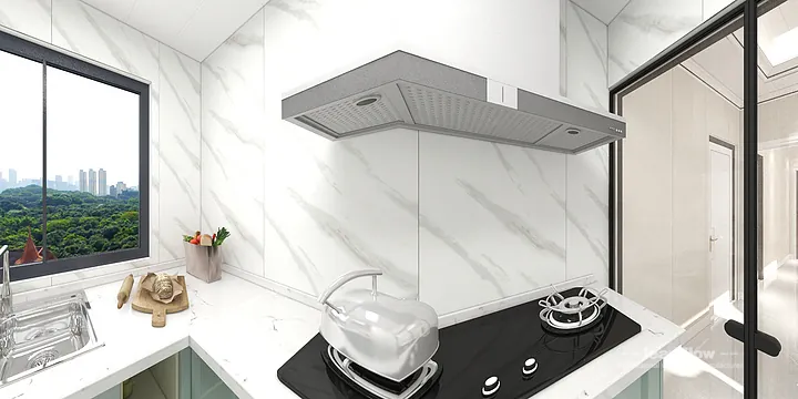WPC Interior Panel Apartment Design in Hangzhou | Contemporary Interior in Hangzhou, China - photo 4