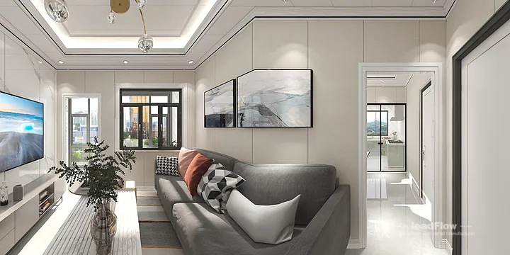 WPC Interior Panel Apartment Design in Hangzhou | Contemporary Interior in Hangzhou, China - photo 5