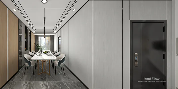 Hangzhou Apartment Wall Panel Design | WPC Wall Panel Premium Interior in Hangzhou, China - photo 16