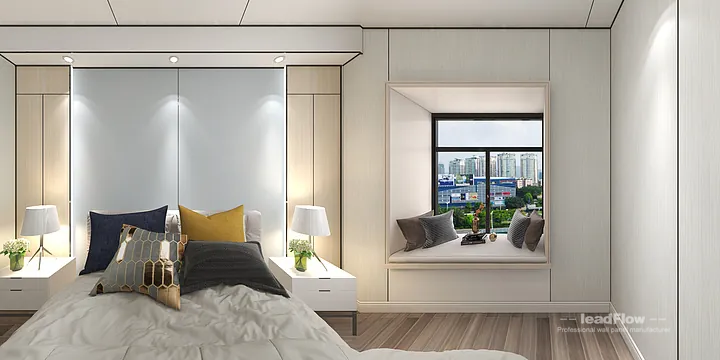 Hangzhou Apartment Wall Panel Design | WPC Wall Panel Premium Interior in Hangzhou, China - photo 20