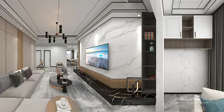 Hangzhou Apartment Wall Panel Design | WPC Wall Panel Premium Interior in Hangzhou, China - photo 25