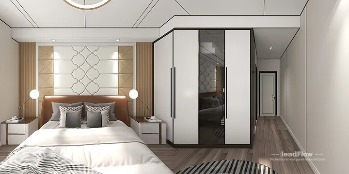Hangzhou Apartment Wall Panel Design | WPC Wall Panel Premium Interior in Hangzhou, China - photo 3