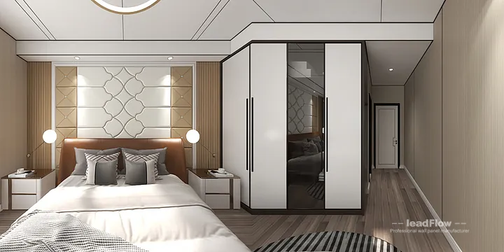 Hangzhou Apartment Wall Panel Design | WPC Wall Panel Premium Interior in Hangzhou, China - photo 4