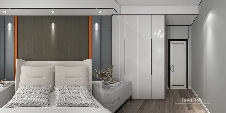 Hangzhou Apartment Wall Panel Design | WPC Wall Panel Premium Interior in Hangzhou, China - photo 6