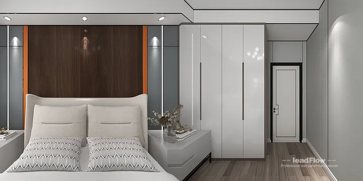 Hangzhou Apartment Wall Panel Design | WPC Wall Panel Premium Interior in Hangzhou, China - photo 7