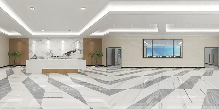 WPC Wall Cladding Transformation: Hangzhou Office with Lobby Walls in Hangzhou, China - photo 3