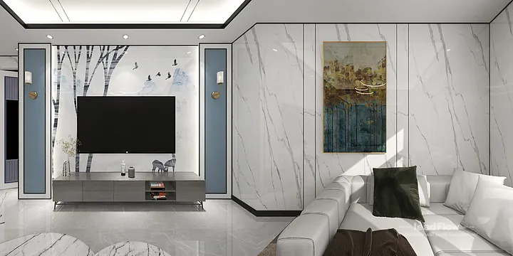 WPC Interior Panel Apartment Design in Hangzhou | Warm Interior in Hangzhou, China - photo 2