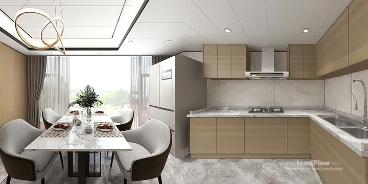 Hangzhou Apartment Wall Panel Design | WPC Interior Panel Premium Interior in Hangzhou, China - photo 3