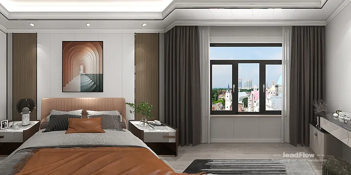 Contemporary Apartment Interior in Hangzhou using WPC Wall Panel in Hangzhou, China - photo 1