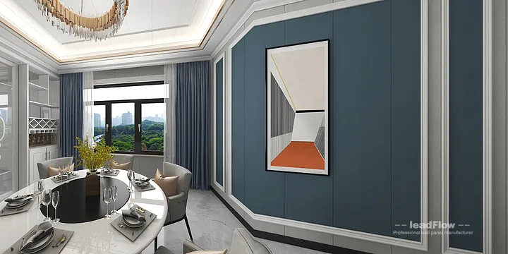 Contemporary Apartment Interior in Hangzhou using WPC Wall Panel in Hangzhou, China - photo 6