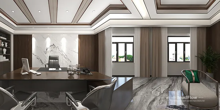 Hangzhou Office with WPC Wall Panel &mdash; lounge Feature in Hangzhou, China - photo 17