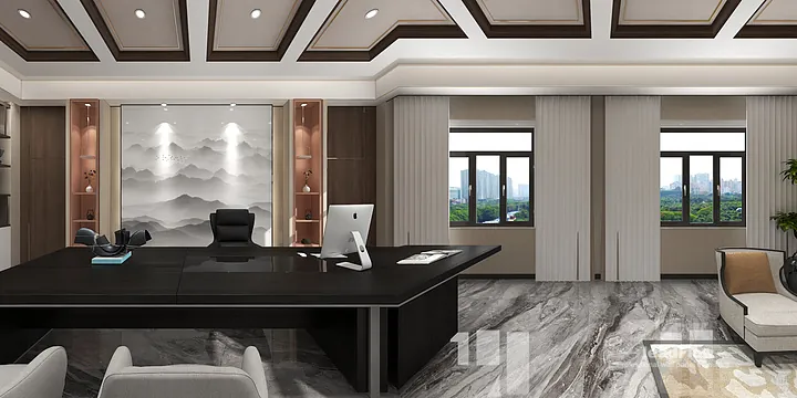 Hangzhou Office with WPC Wall Panel &mdash; lounge Feature in Hangzhou, China - photo 4