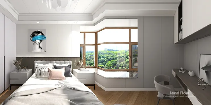 WPC Wall Cladding Apartment Design in Hangzhou | Stylish Interior in Hangzhou, China - photo 13