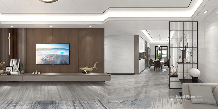 WPC Wall Cladding Apartment Design in Hangzhou | Stylish Interior in Hangzhou, China - photo 4