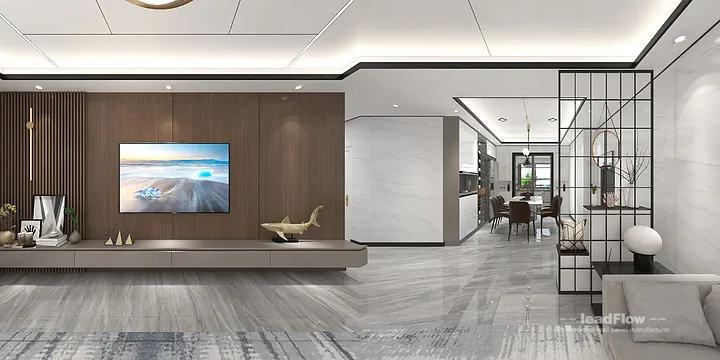 WPC Wall Cladding Apartment Design in Hangzhou | Stylish Interior in Hangzhou, China - photo 6