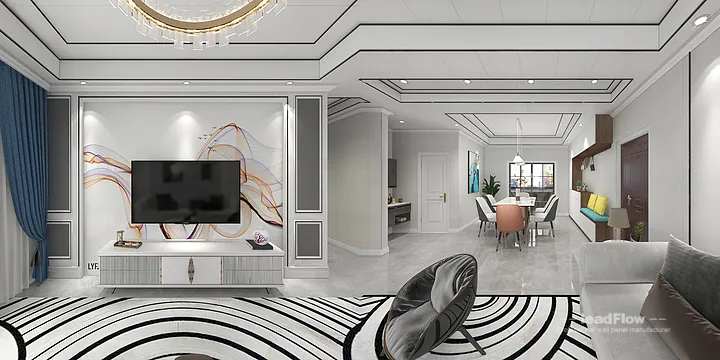 WPC Wall Panel Design for Hangzhou Apartment &mdash; Master Bedroom Focus in Hangzhou, China - photo 2
