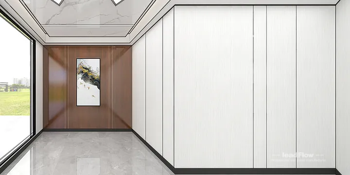 WPC Wall Panel Interior Project Case Study in Hangzhou | Contemporary Design in Hangzhou, China - photo 3