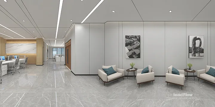 WPC Wall Cladding Installation for Hangzhou Office | Elegant in Hangzhou, China - photo 2