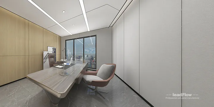 WPC Wall Cladding Installation for Hangzhou Office | Elegant in Hangzhou, China - photo 4