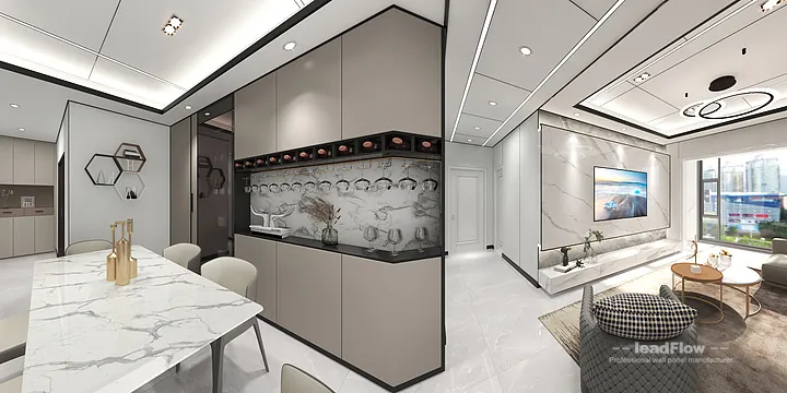 WPC Cladding Project: Hangzhou Apartment with Secondary Bedroom in Hangzhou, China - photo 4